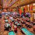 The Orleans Hotel & Casino Las Vegas casino floor with poker tables and slot machines