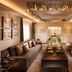 Kempinski Hotel Beijing Yansha Center lounge with chandelier, sofas and coffee table in Beijing