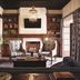 Casa de Sierra Nevada, A Belmond Hotel, San Miguel de Allende lounge with fireplace and striped armchairs