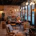 Original Sokos Hotel Lappee lounge in Lappeenranta with warm lighting, seating and large windows