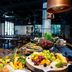 Original Sokos Hotel Lappee in Lappeenranta buffet with fresh fruit and a modern dining area