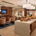Marriott Downtown at CF Toronto Eaton Centre in Toronto breakfast buffet and lounge seating area