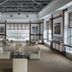 Marriott Downtown at CF Toronto Eaton Centre lobby lounge in Toronto with large windows and seating area