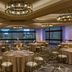 The Westin Copley Place, Boston banquet hall with city view and round dining tables